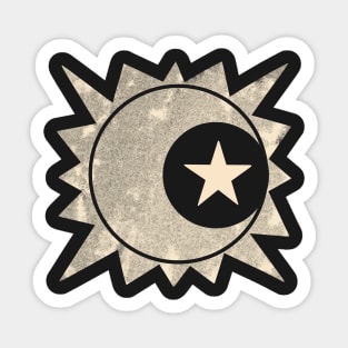 Sun Moon Star Sticker